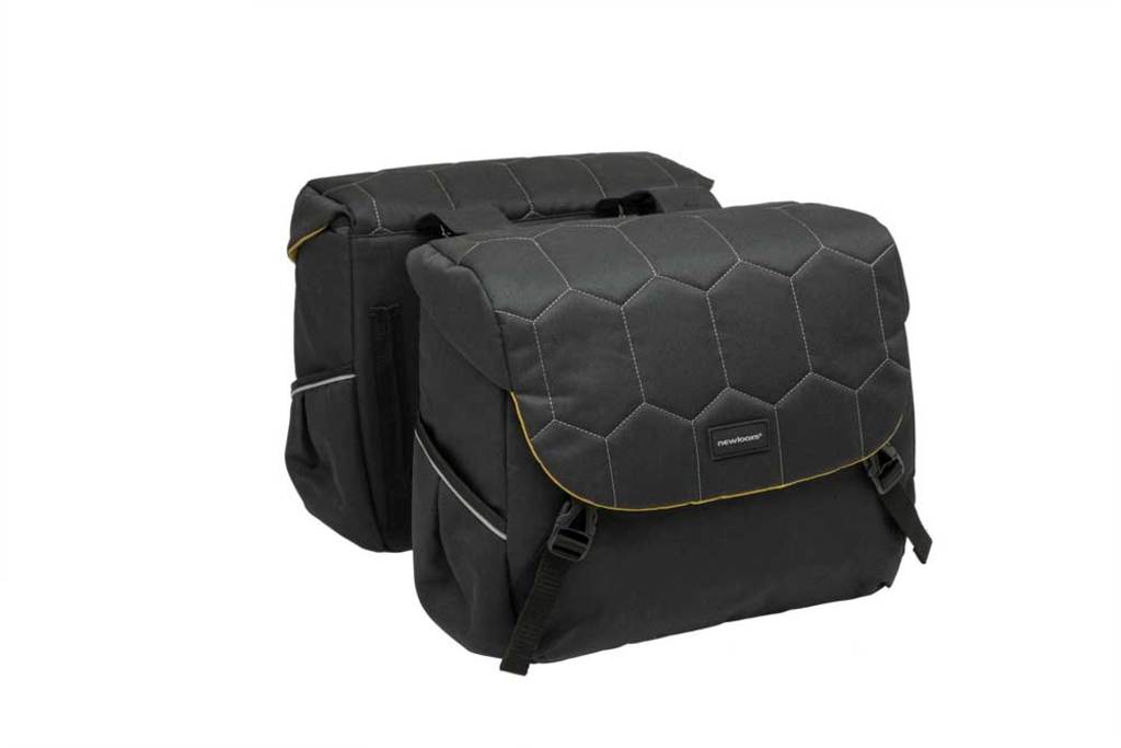 Dubbele-Fietstas-New-Looxs-Mondi-Joy-Double-38-Liter-Quilted-Black Dubbele-Fietstas-New-Looxs-Mondi-Joy-Double-38-Liter-Quilted-Black
